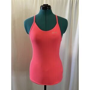 USA Pro Halter Cami Racerback Tank Top Activewear Set Pink Blue UK 8 US 4